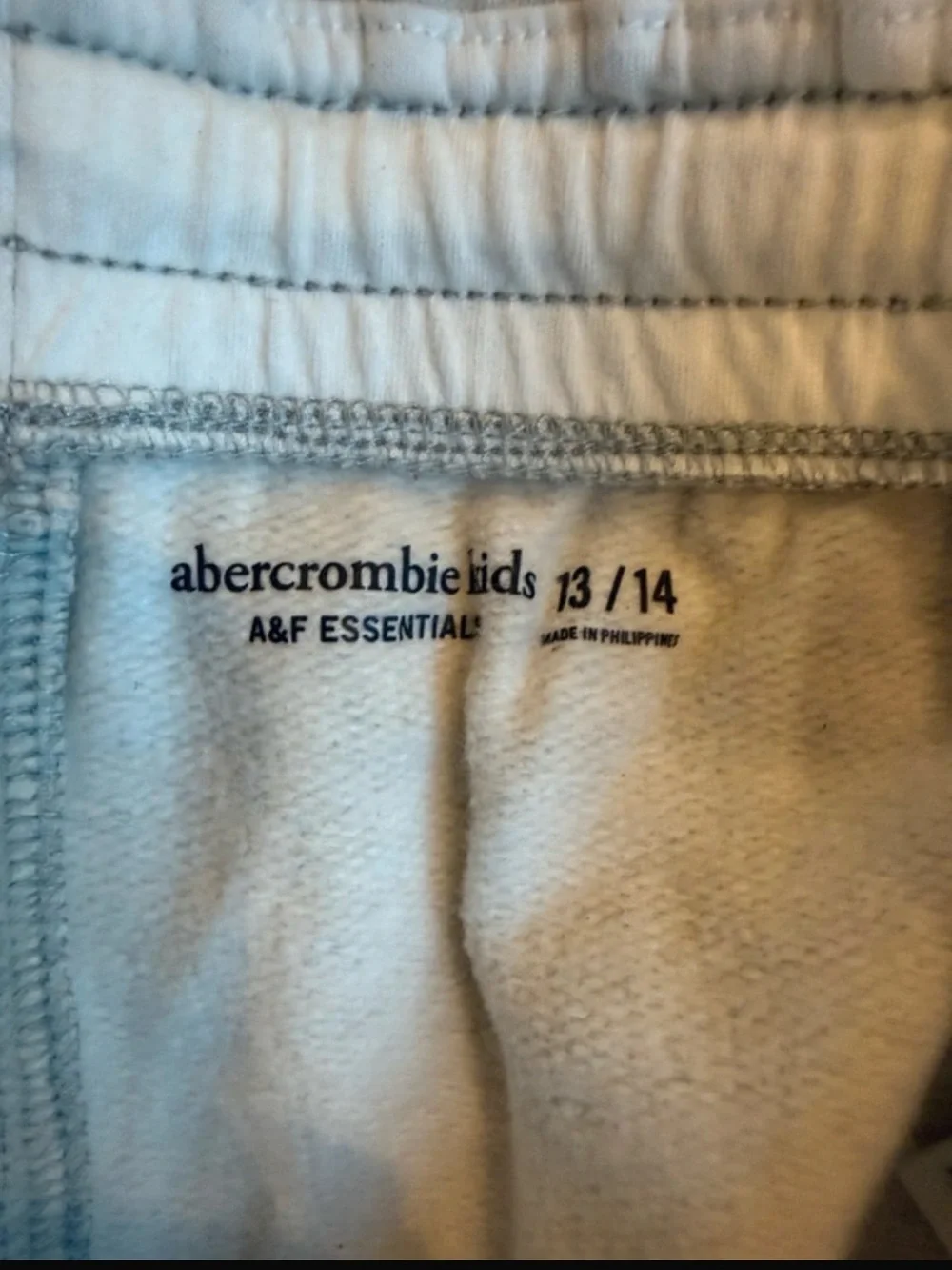 abercrombie kids Heather Gray Jogger Sweatpants